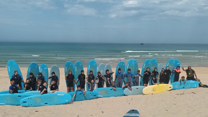 28 élèves de 5ème prêts à dompter les vagues 